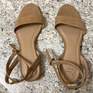 Nude Wedge Sandal